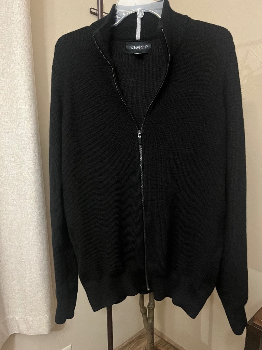 Kenneth Cole Slim Fit full zip sweater
